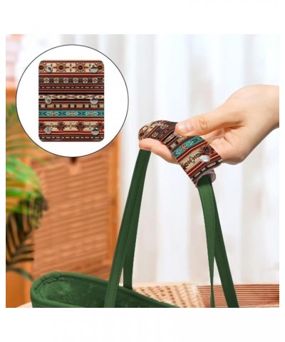 2pcs Leather Pulls Handbag Straps Cover with Metal Clasps Green Cactus Handbag Handle Protector Sleeve Bags Grip for Wallet C...