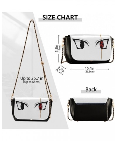 Crossbody Bags for Women Trendy Women's Black Shoulder Bag Small PU Leather Flap Cross Body Bag Handbags Pattern6 $24.59 Cros...