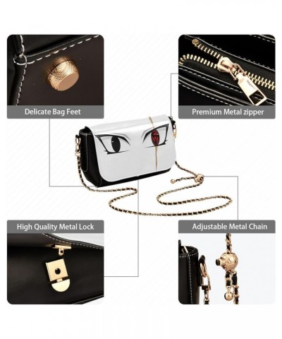 Crossbody Bags for Women Trendy Women's Black Shoulder Bag Small PU Leather Flap Cross Body Bag Handbags Pattern6 $24.59 Cros...