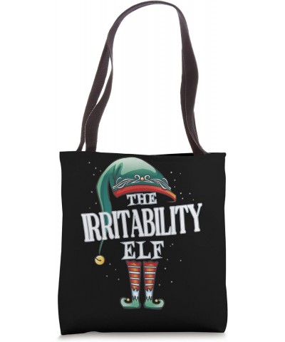 Irritability Elf Christmas Group Xmas Pajama Party Tote Bag $10.24 Totes