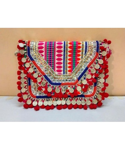 Handcrafted Indian Style Women Hand Bag, Multicolour $16.95 Handbags