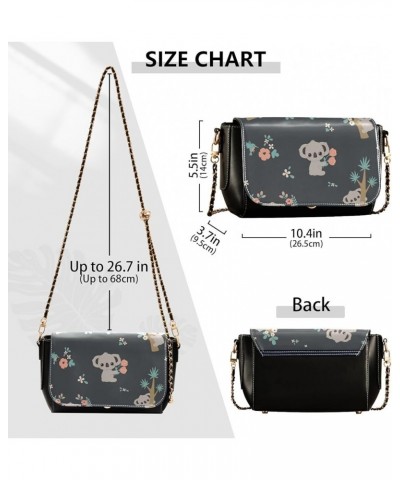 Crossbody Bags for Women Trendy Women's Black Shoulder Bag Small PU Leather Flap Cross Body Bag Handbags Pattern10 $18.44 Cro...