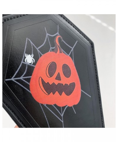 Women PU Leather Shoulder Bag Gothic Skull Clutch Bag Zipper Closure Multipurpose Female Halloween Daily Bag Style One $10.57...