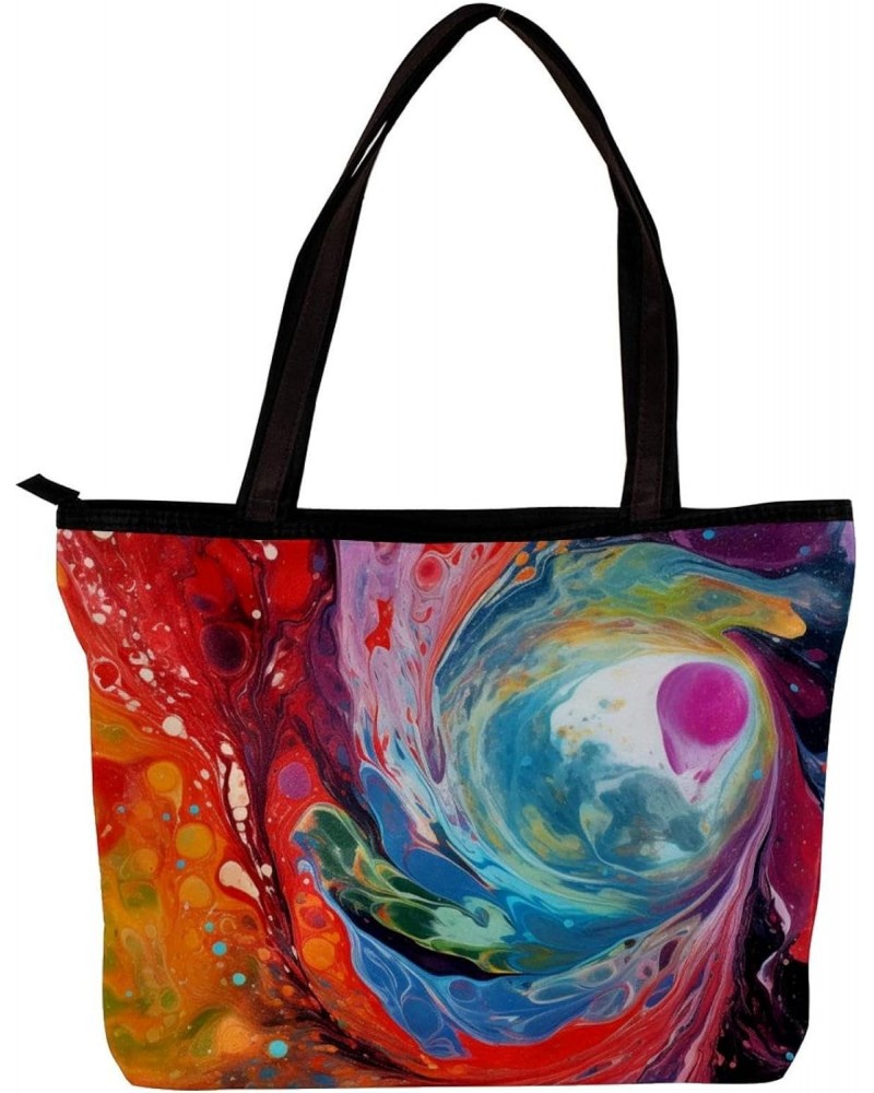 The Tote Bag For Women,Purses For Women,Handbags For Women,Abstract Watercolor Paint Colored Handbags $11.33 Totes