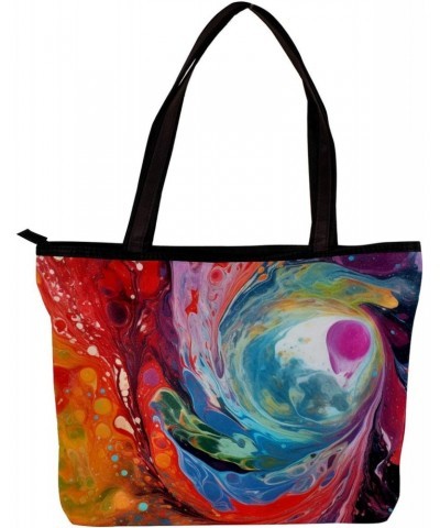 The Tote Bag For Women,Purses For Women,Handbags For Women,Abstract Watercolor Paint Colored Handbags $11.33 Totes