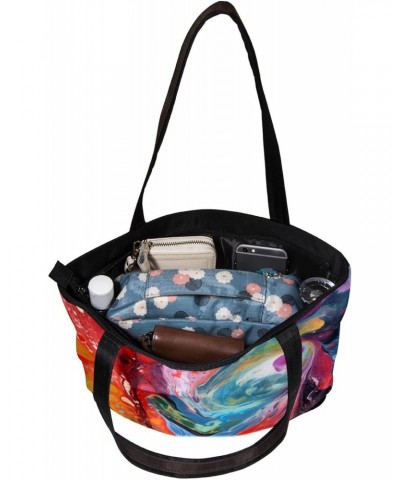 The Tote Bag For Women,Purses For Women,Handbags For Women,Abstract Watercolor Paint Colored Handbags $11.33 Totes