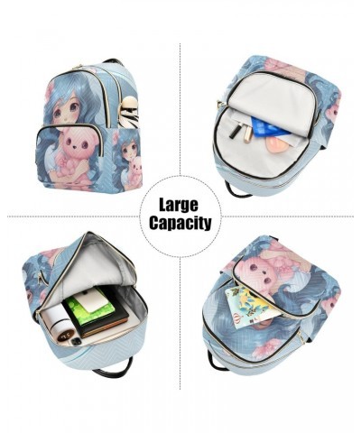 Cartoon Beautiful Women Backpack for Women Casual Daypack Lightweight Small Backpacks Shoulder Bag Travel Purse for Outdoor L...