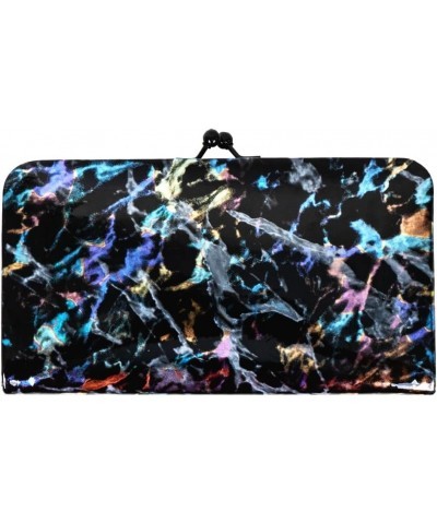 Stylish Marble Print Handpurse | Clutch for Women Sky Blue $47.25 Clutches