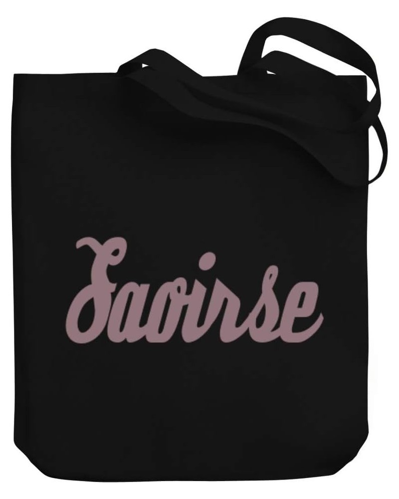 Saoirse Italic Font Canvas Tote Bag 10.5" x 16" x 4 $20.39 Totes