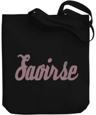 Saoirse Italic Font Canvas Tote Bag 10.5" x 16" x 4 $20.39 Totes