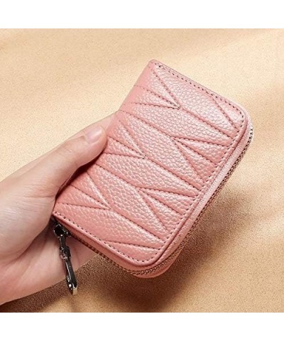 Handbags & Wallets Multi-Card Zipper Card Bit Card Small Purse Simple Organ Card Package(Peach Pollen) (Color : Light Purple)...