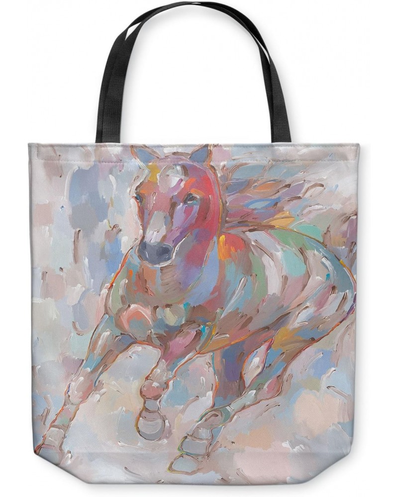 Made In USA DiaNoche Designs Tote Shoulder Bags by Hooshang Khorasani - Takin' the Turn Horse $18.89 Travel Gear