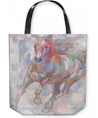 Made In USA DiaNoche Designs Tote Shoulder Bags by Hooshang Khorasani - Takin' the Turn Horse $18.89 Travel Gear