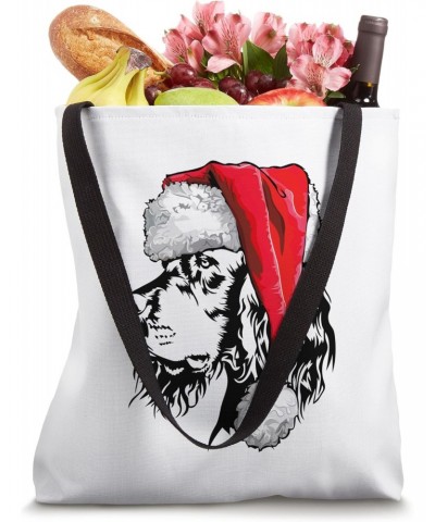 Funny Santa Gordon Setter Christmas dog mom dog Tote Bag $10.92 Totes