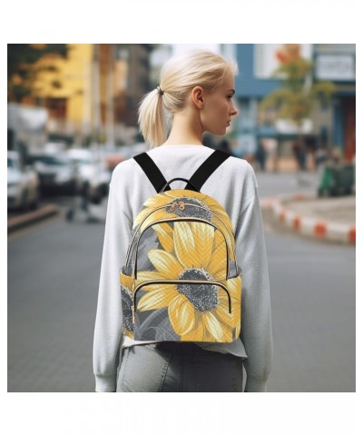 Sunflowers04 Fashion Backpack Purse Ladies Fashion Rucksack Travel Shoulder Bag Casual Daily Backpack Work College Bag Medium...