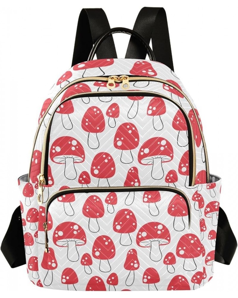 Small Backpack for Women Travel Bag Mushrooms Cute Style Daypack Purse Fashion Shoulder Bag Rucksack Small B40 $11.70 Backpacks