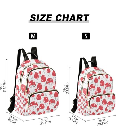 Small Backpack for Women Travel Bag Mushrooms Cute Style Daypack Purse Fashion Shoulder Bag Rucksack Small B40 $11.70 Backpacks