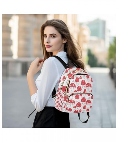 Small Backpack for Women Travel Bag Mushrooms Cute Style Daypack Purse Fashion Shoulder Bag Rucksack Small B40 $11.70 Backpacks