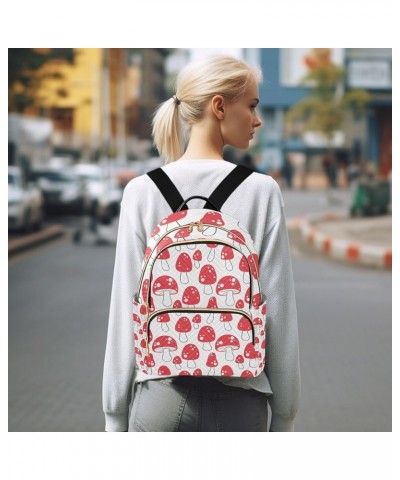 Small Backpack for Women Travel Bag Mushrooms Cute Style Daypack Purse Fashion Shoulder Bag Rucksack Small B40 $11.70 Backpacks