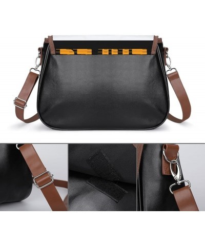 Printed Crossbody Bags Women City Leather Shoulder Bag Satchel Hobo Bags Trendy Jewelry Wings Color11 $22.08 Hobo Bags