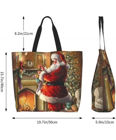 Christmas Shopping Bag For Adults, Cartoon Snowman Handbag For Teenagers With Large Capacity Christmas Shopping Bag 3 $12.88 ...