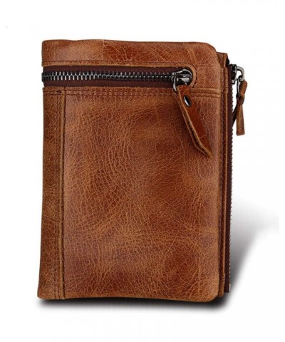 Wallet Femal Vintage Leather Wallets Short Purse Coin Pocket Design Safe Card Id Holders $28.39 Wallets