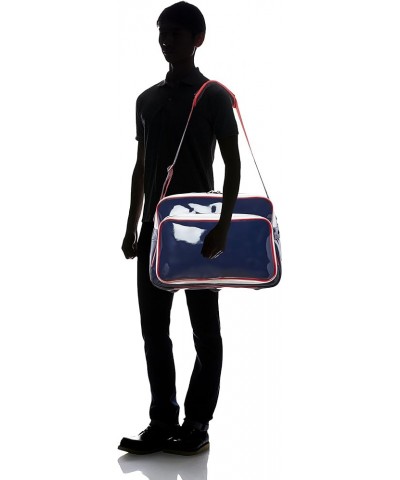 Shoulder Bag Navy X White X Red (7010) $25.55 Shoulder Bags