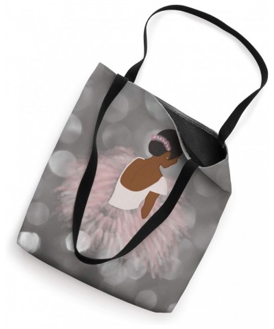 African American Ballerina Dancer Girl Tote Bag $11.04 Totes