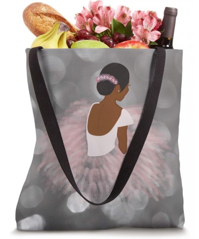 African American Ballerina Dancer Girl Tote Bag $11.04 Totes