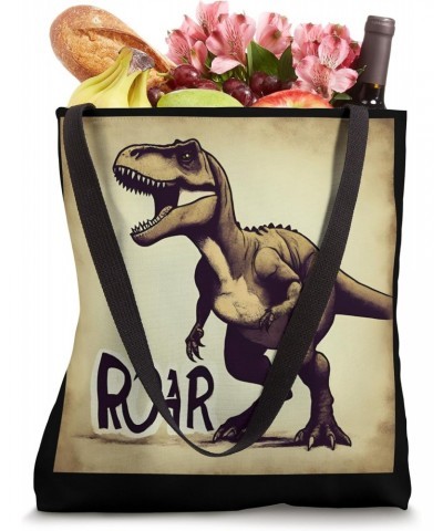 T-Rex Roar Brown Tote Bag $13.23 Totes