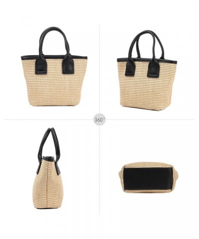 Fashion Handbags Women Woven Straw Bag Summer Beach Tote Purse A--classic $10.00 Totes