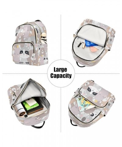 Women Backpack Purse Cute Hippo Fox Koala Raccoon Bear Fashion Shoulder Bags Travel Backpack Small Daypacks M Small $14.82 Ba...