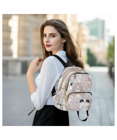 Women Backpack Purse Cute Hippo Fox Koala Raccoon Bear Fashion Shoulder Bags Travel Backpack Small Daypacks M Small $14.82 Ba...