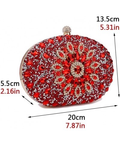 Rhinestones Women Bags Hollow Out Style Fashion Evening Bags Chain Shoulder Handbags Party Wedding Day Clutch Purse Ym3108bla...