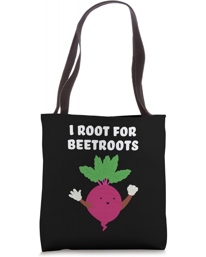 Beets Funny Vegan Vegetable Design Tote Bag $10.25 Totes