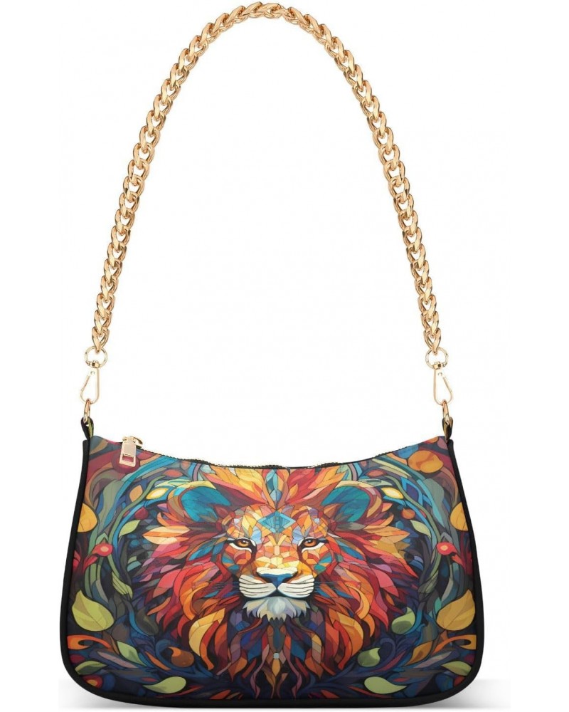 Shoulder Bags for Women Lion7 Hobo Tote Handbag Small Clutch Purse with Zipper Closure $15.50 Shoulder Bags