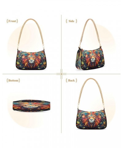 Shoulder Bags for Women Lion7 Hobo Tote Handbag Small Clutch Purse with Zipper Closure $15.50 Shoulder Bags