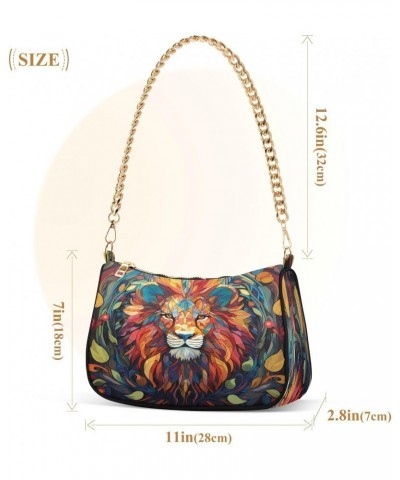 Shoulder Bags for Women Lion7 Hobo Tote Handbag Small Clutch Purse with Zipper Closure $15.50 Shoulder Bags