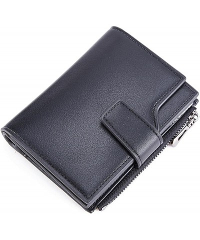 Credit Card Wallet, Buckle Zipper Short Wallet, for Women PU Leather Zip Around Phone Large Capacity Ladies Travel Purse Wris...