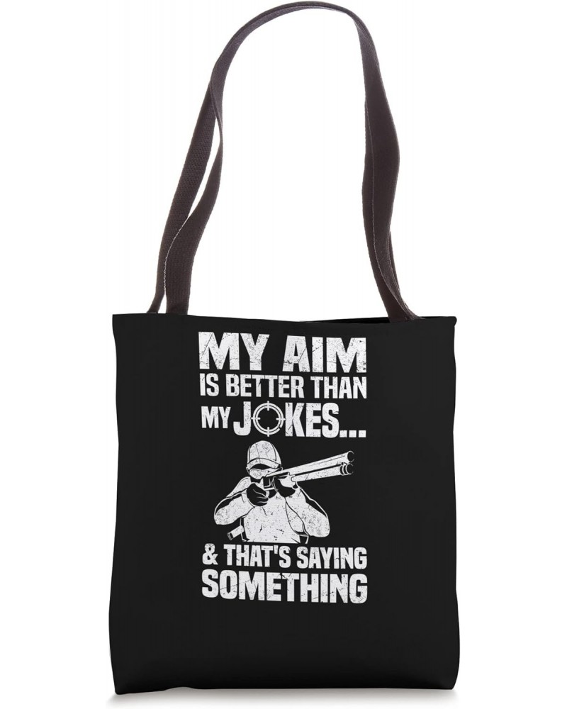 Funny Trap Shooting Tote Bag $12.56 Totes