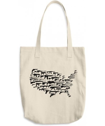 Exploded Gun 'Merica Tote Bag Bull Denim $12.74 Shoulder Bags