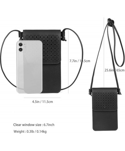 Touch Screen Purse, Cell Phone Purse Crossbody Bags for Women Small, Mini Crossbody Phone Case 8.6 Black $15.65 Crossbody Bags