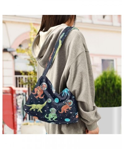 Cute Sloth Design Yellow Shoulder Bag Purse, Fuzzy Tote Crossbody Hobo Handbag Dinosaurs Space Black $10.29 Hobo Bags