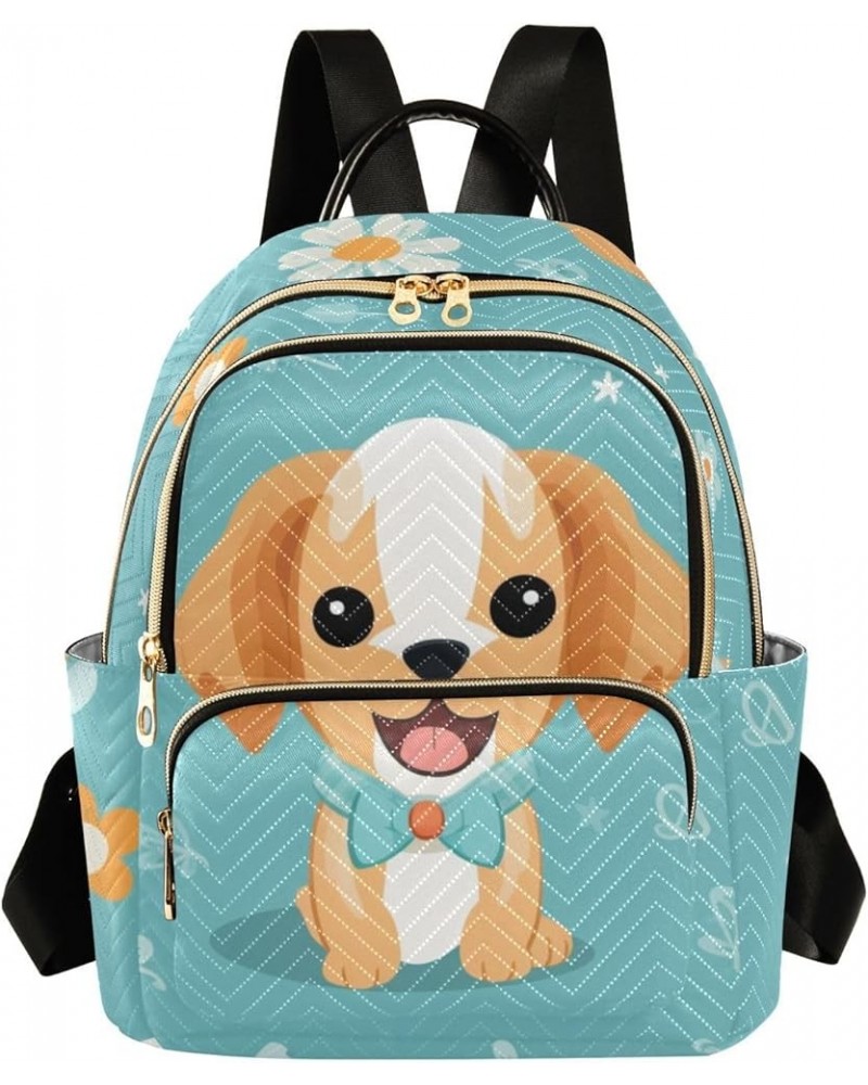 Dog with Blue Bow Tie Fashion Travel Backpack for Women Multi Pockets Lightweight Purse for Women-S Multicolor Medium $15.50 ...