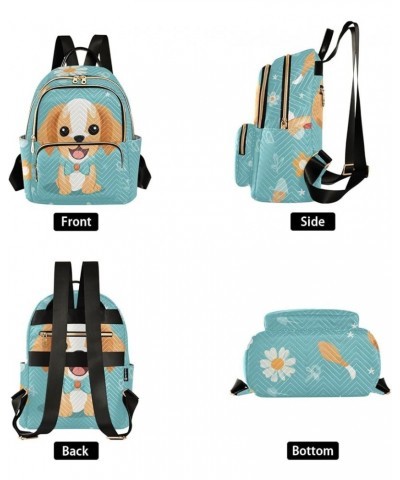 Dog with Blue Bow Tie Fashion Travel Backpack for Women Multi Pockets Lightweight Purse for Women-S Multicolor Medium $15.50 ...