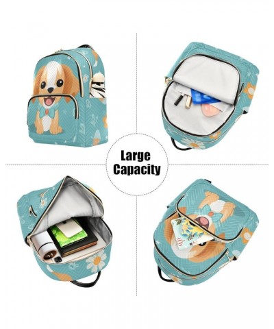 Dog with Blue Bow Tie Fashion Travel Backpack for Women Multi Pockets Lightweight Purse for Women-S Multicolor Medium $15.50 ...