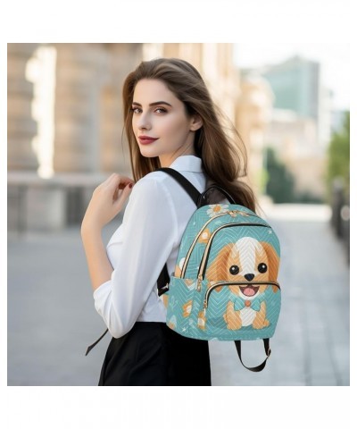 Dog with Blue Bow Tie Fashion Travel Backpack for Women Multi Pockets Lightweight Purse for Women-S Multicolor Medium $15.50 ...