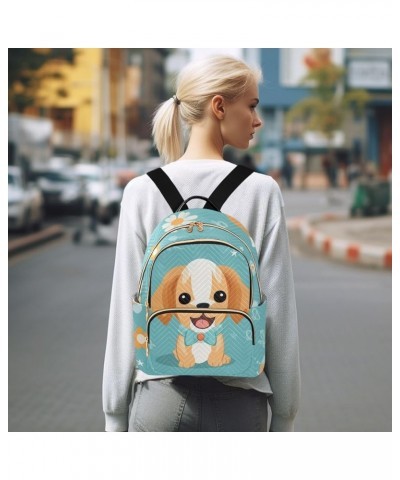 Dog with Blue Bow Tie Fashion Travel Backpack for Women Multi Pockets Lightweight Purse for Women-S Multicolor Medium $15.50 ...