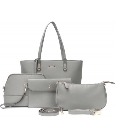 Purses and Handbags for Women Tote Bags Shoulder Bag Top Handle Satchel Bags Purse Set 22195a-grey $22.05 Totes