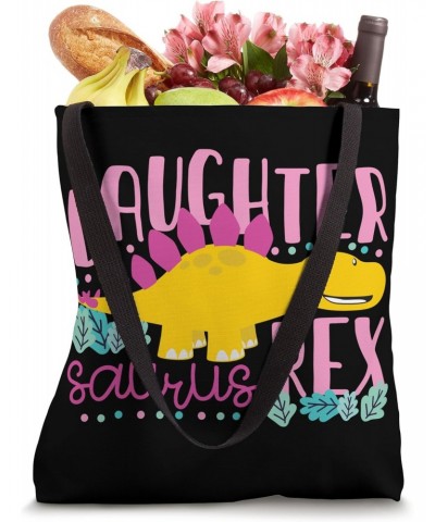 Daughter Saurus Rex Funny Dinosaur Kids Girls Tote Bag $12.25 Totes